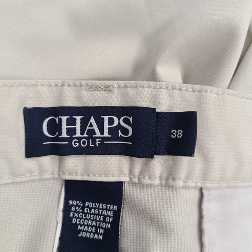Chaps Shorts Mens 38 Brown Beige Chino Outdoors Casual Comfort Stylish Golf - Picture 7 of 11