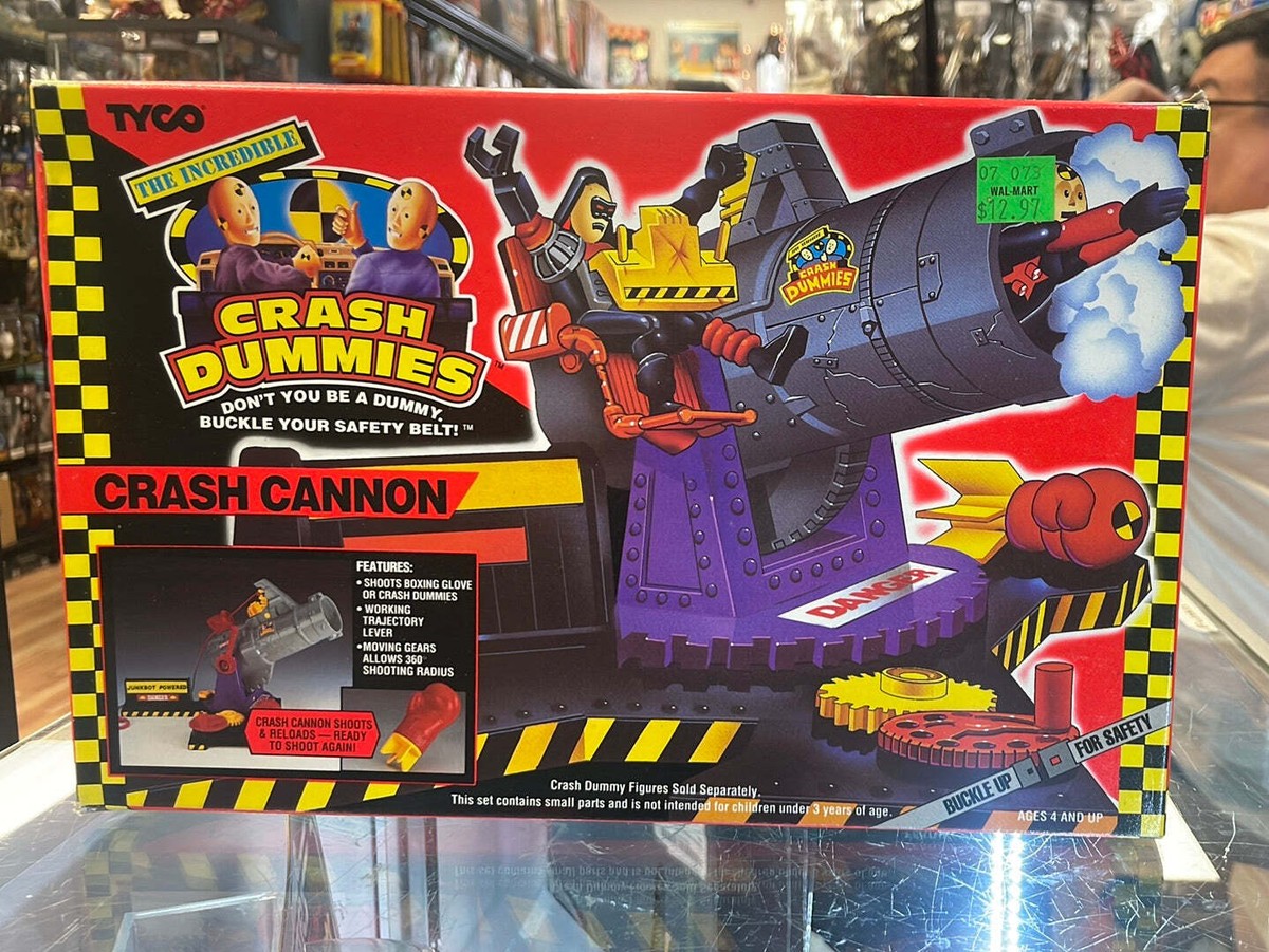 Crash Cannon (Vintage Incredible Crash Dummies, TYCO) SEALED BOX
