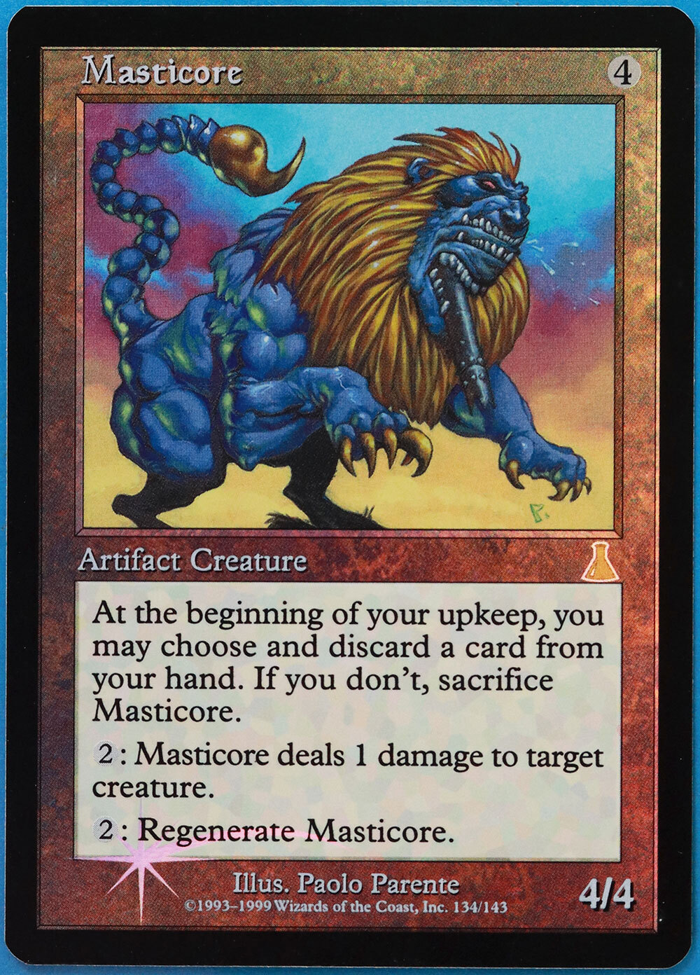 Masticore FOIL Urza's Destiny NM (Reserved List Magic Card) (468504) ABUGames