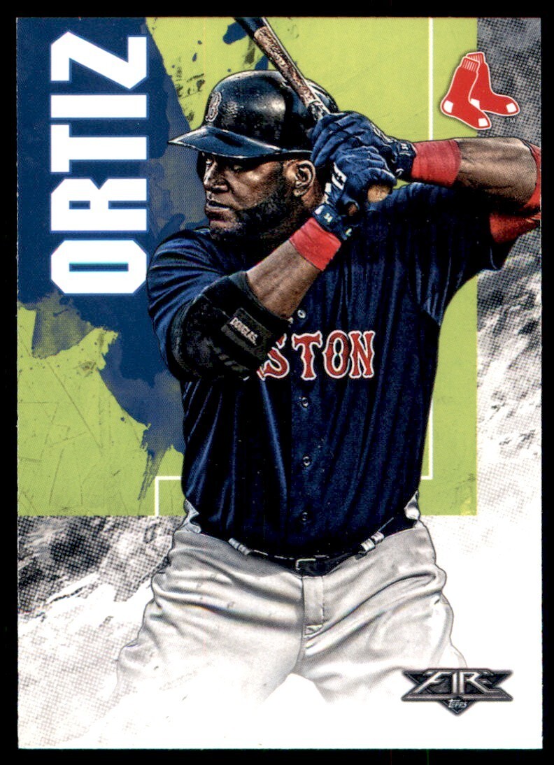 2019 Topps Fire #93 David Ortiz