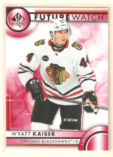 Wyatt Kaiser 2023-24 SP Authentic Limited Red Parallel RC #137 Blackhawks