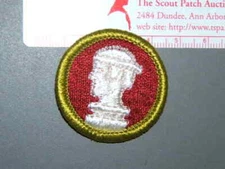 Boy Scout Merit Badge Sculpture circa '76-'02 3122M