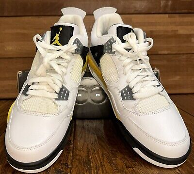 DS 2006 NIKE AIR JORDAN 4 RETRO LS 10.5 TOUR YELLOW 314254 DS 2006 NIKE AIR JORDAN 4 RETRO LS 10.5 TOUR YELLOW 314254