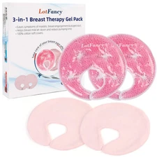 Breast Hot Cold Therapy Ice Packs Breastfeeding Essentials Gel Nursing Pad
