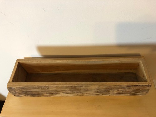 Box Flower planter handmade rustic succulent reclaimed teakwood - Picture 10 of 10