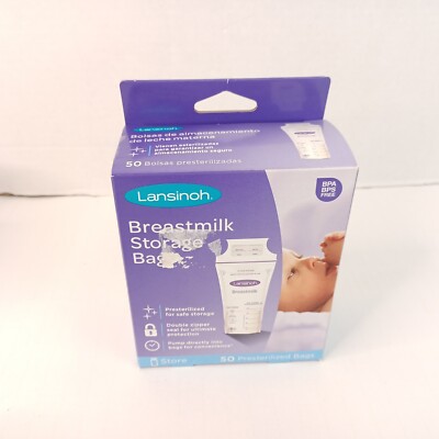 Lansinoh Breastmilk Storage Bags 50 Pre Sterilized Bags  