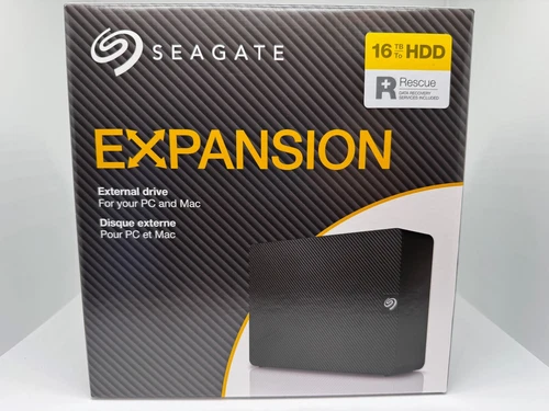 Externe Festplatte im Seagate Expansion Desktop Drive Gehäuse 3,5" USB 16TB