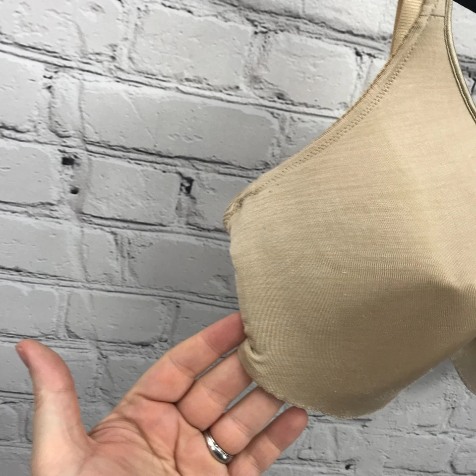 Sujetador Cabernet Mujer 36DD Balconette Con Aros Correa Ajustable Beige 10900 Foto 2 de 4