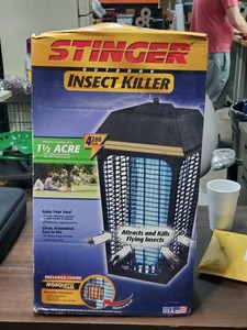 Stinger Outdoor Electric Insect Killer Bug Zapper 1.5 Acre UV801 Brand