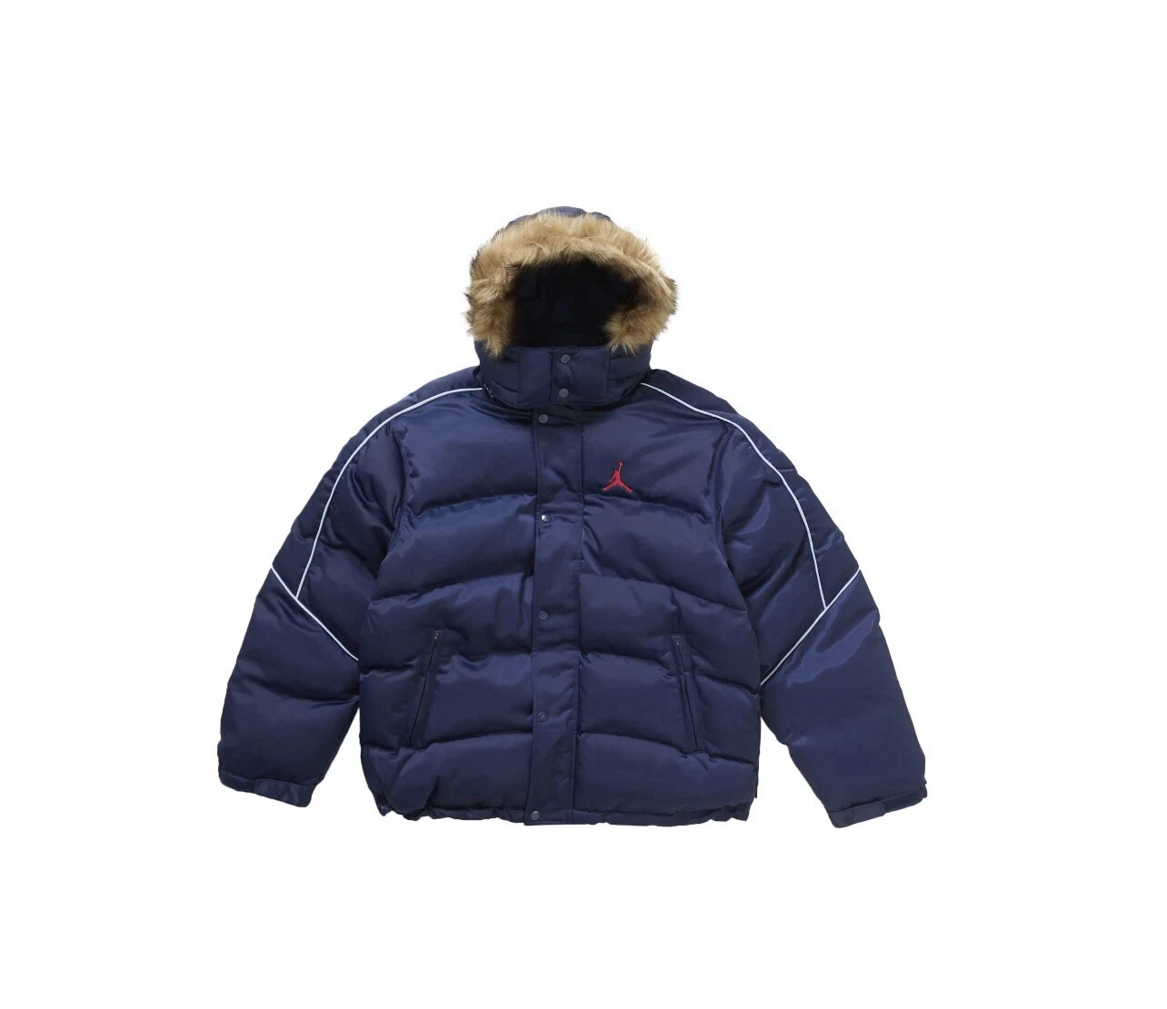 Veste matelassée Supreme Jordan bleu marine à la main taille : XXL