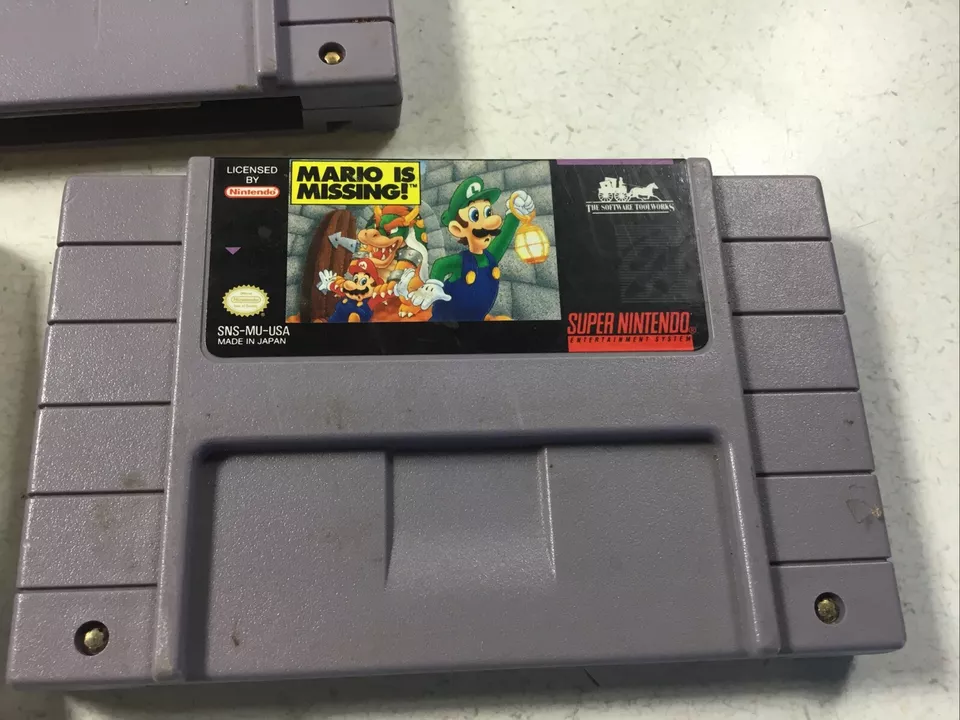 Super Mario World All Stars 3 Nintendo Games Time Machine Falta 1991-1992 Foto 4 de 4