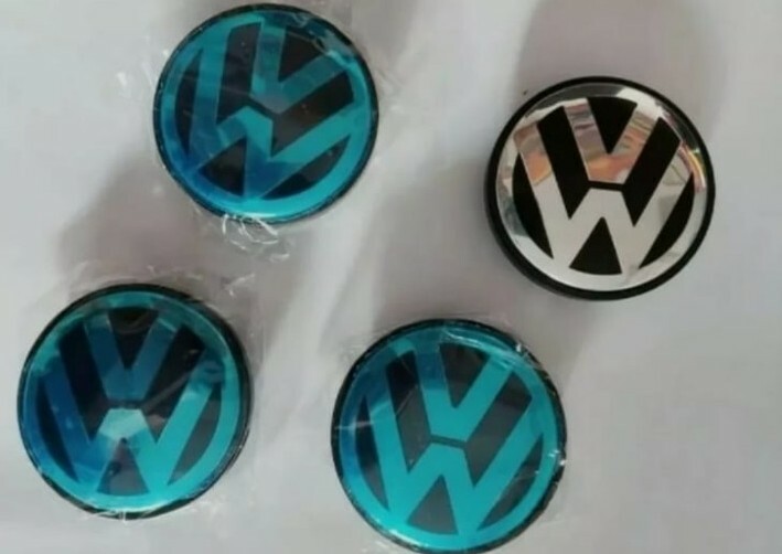 Hirido Copricerchi 55mm Per VW Tiguan Polo Passat Caps Per Cerchi In - Foto 6