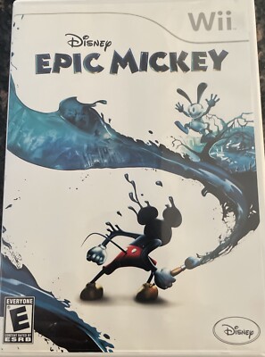 Disney Epic Mickey (Nintendo Wii, 2010) Preowned w/manual