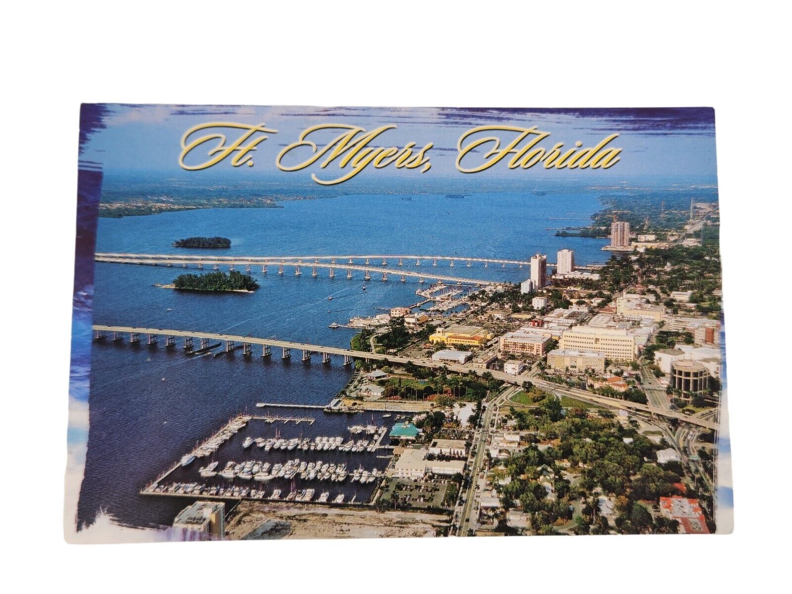 Postcard Florida Orlando FL Downtown 1960s Chrome Unposted 