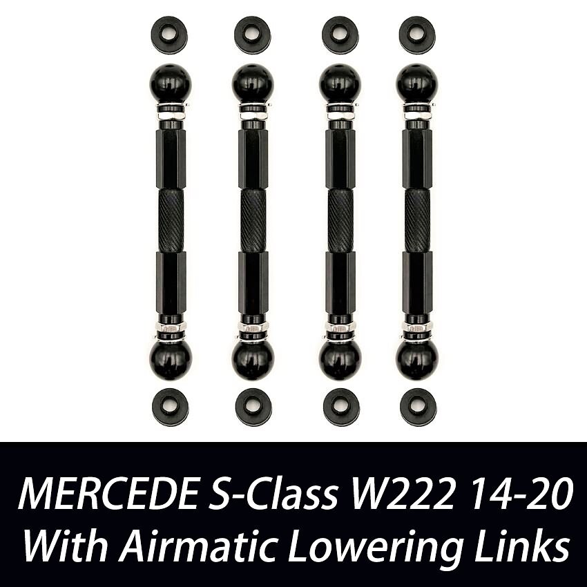 2014-20 MERCEDES BENZ S-Class W222 ADJUSTABLE LOWERING LINKS AIR SUSPENSION KIT