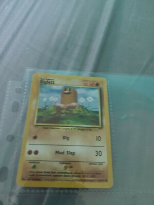 1995 diglett pokemon card 1995 pokemon cards 1st edition Diglett