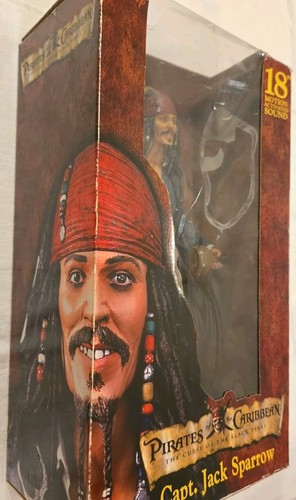 NECA 18” -Smiling Jack- Motion Activated Sound Capt.Jack Sparrow PotC CotBP - Picture 4 of 13