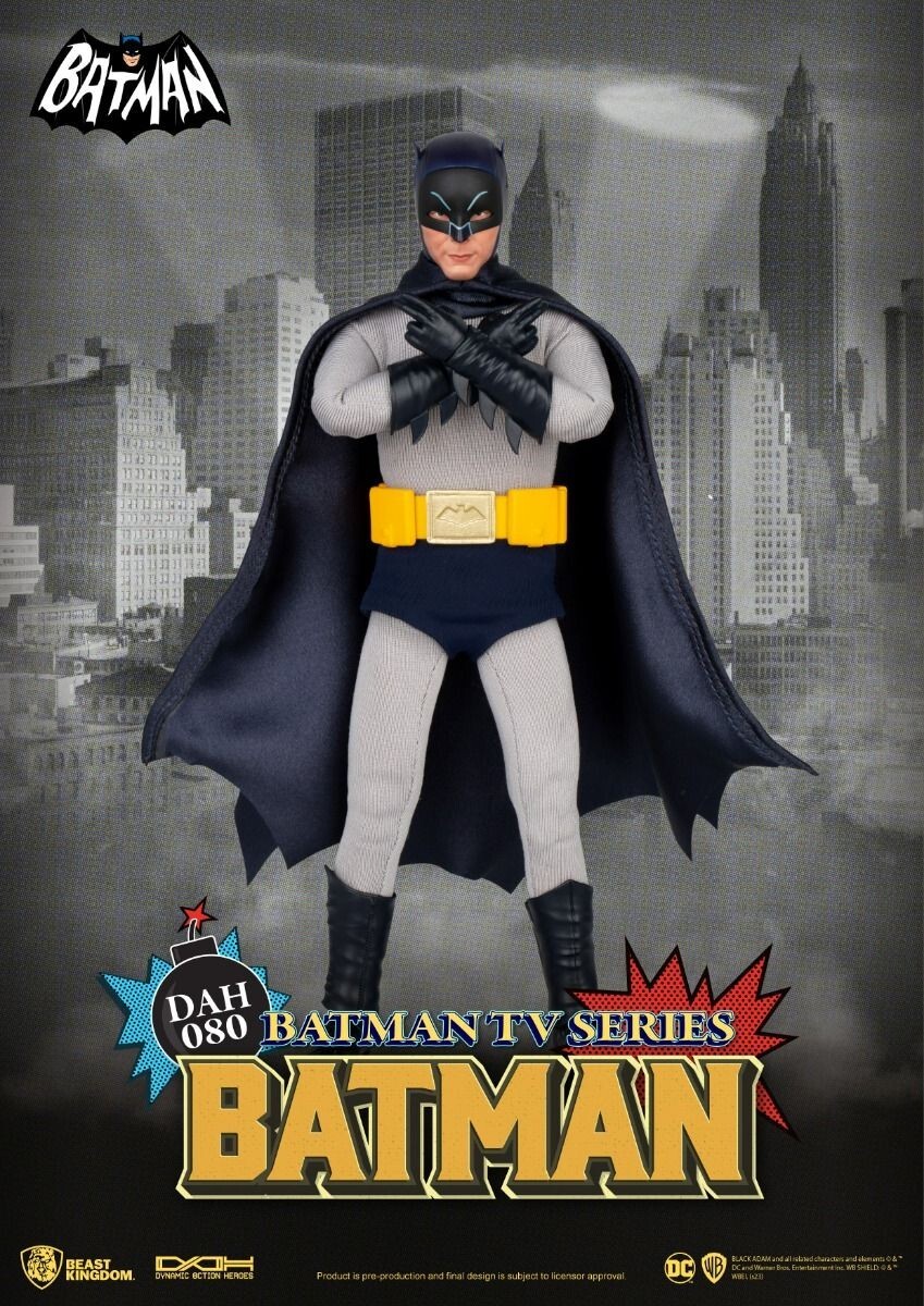 DAH-080 バットマン1966 TV シリーズ　1/9 アクションフィギュア Beast Kingdom DAH-080 Batman TV Series Batman Action Figure New In
