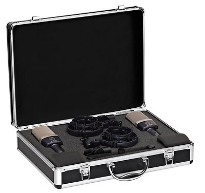 AKG C314 Matched Pair Stereo Set Condenser Mics. U.S. Authorized