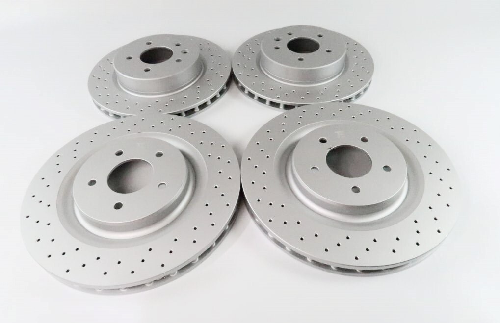 Aston Martin Db7 Vantage front & rear brake disc rotors TopEuro #1438