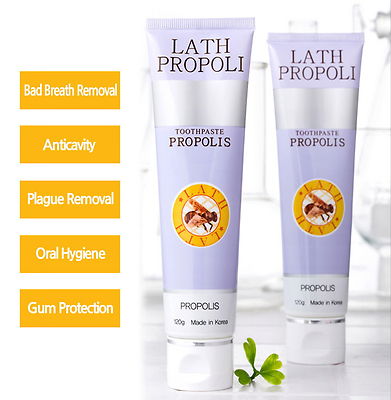 2 Tubes Propolis Toothpaste Lath Propoli Natural Xylitol Made In Korea ...