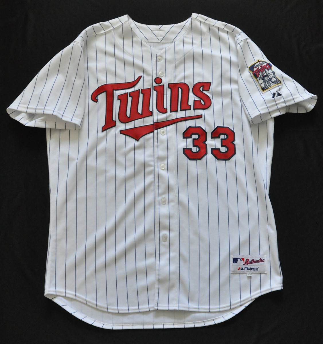MLB ジャスティンモルノー モーノー ＃33 Tシャツ ツインズ Majestic Justin Morneau Minnesota Twins #33 Baseball Jersey