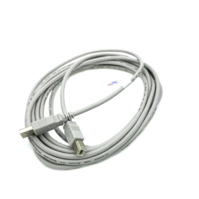 15' USB Cable WH for NATIVE INSTRUMENTS TRAKTOR KONTROL TURNTABLE MIXER F1 S2 S4