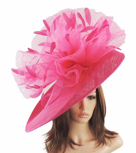 Fuchsia Pink Large Hatinator Fascinator 