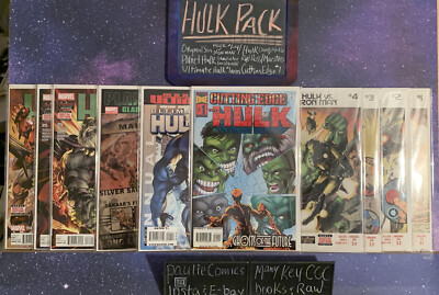 10-Hulk 2014 Iron Man 1-4 Ultimate Planet Maestro Cutting Edge Marvel Comic Maes