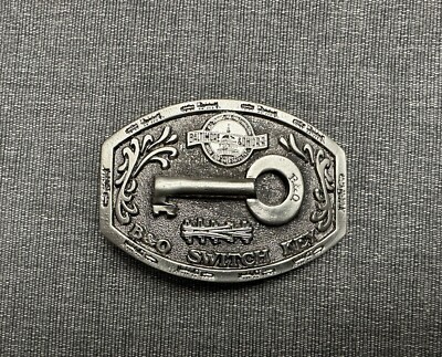 Baltimore Ohio Railroad B&O BO Switch Key Railway 1980s NOS Vintage Belt Buckle