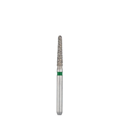 100X 6856.31.016 FG Long Coarse Round-End Taper Diamond Bur 004864L0 New