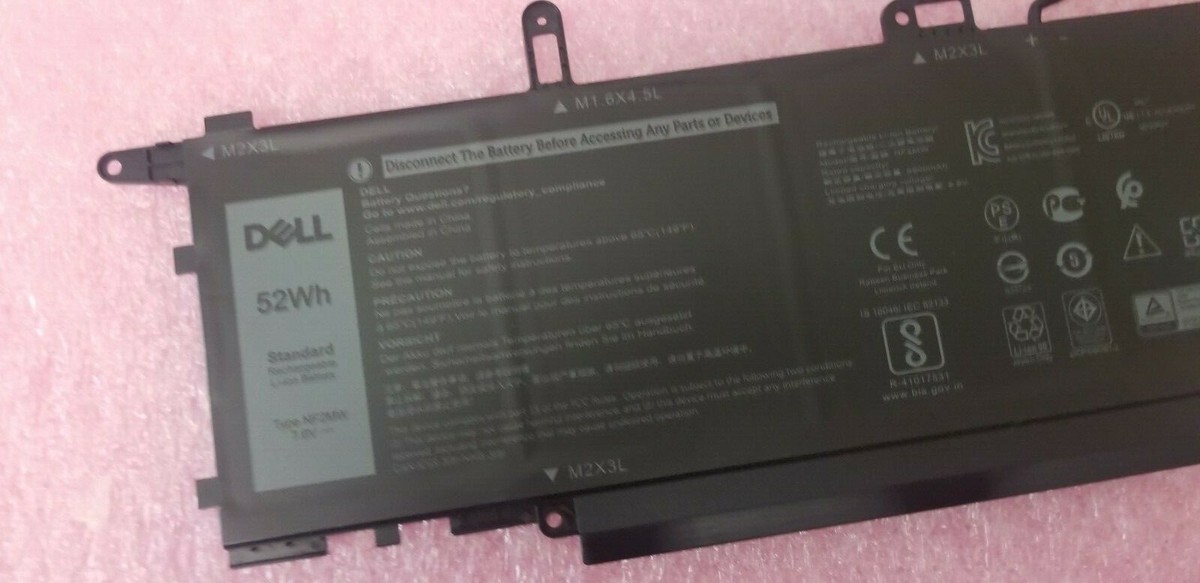 New Genuine Dell laptop battery Latitude 7400 2-In-1 7.6V 52Wh