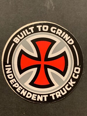 Independent Truck Skate Sticker,  #53,   2 '' round, very rare, 1980-1990''s