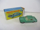 Matchbox Lesney Superfast SF53 Ford Zodiac- light green, roof chip, boxed