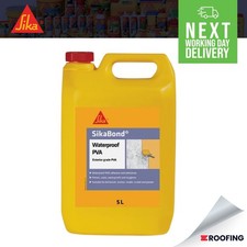 Everbuild SIKABOND Waterproof PVA | Adhesive and Sealer - 5L