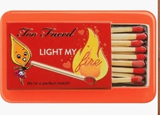 Too Faced LIGHT MY FIRE Eyeshadow Palette - Smells Like Cinnamon Hearts! NIB