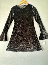 Refuel Women’s Mini Dress Flared Sleeves Size Uk 12 Brand New