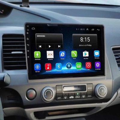 10'' CarPlay Car Radio Stereo For Honda Civic 2006-2011 2+32G Android 14 GPS BT