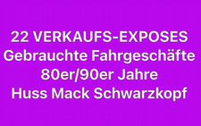 Konvolut 22 x Verkaufs-Expose GEBRAUCHTE FAHRGESCHÄFTE - Mack Huss Zierer Kirmes
