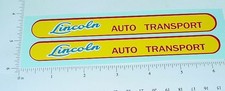 Pair Lincoln Auto Transport Trailer Sticker Set LN-018