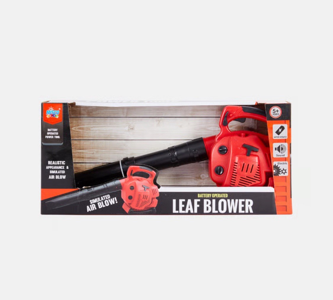 Misco Leaf Blower Toy – Realistic Outdoor Yard Tool for Kids Lights  Sounds!