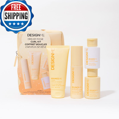 DESIGNME BOUNCE.ME Curl Kit | Holiday Gift| Curl Cream, Curly Hair Shampoo & Con