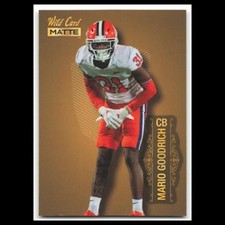 Mario Goodrich #MB-81 2022 Wild Card Matte Clemson Tigers Football Card NFL NM