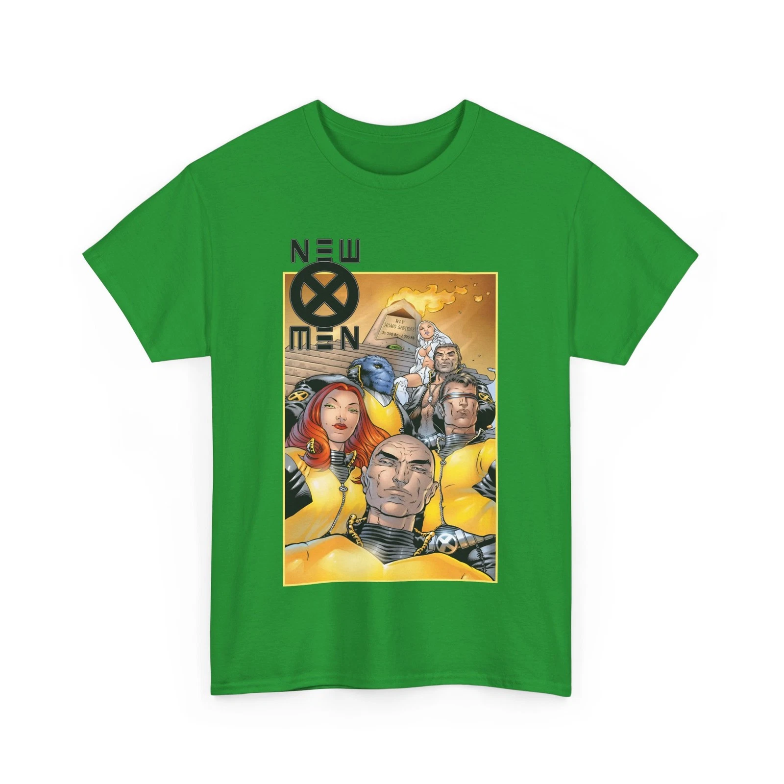 New X-Men T-Shirt - Frank Quitely - Cyclops, Jean Grey, Wolverine, Professor X