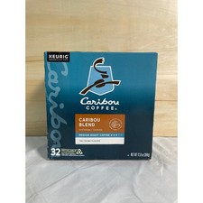 Caribou Coffee Caribou Blend Medium Roast Keurig K-Cup Pods 32 Count 12.8oz