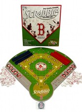 Scrabble Boston Red Sox Edition MLB Baseball Board Game Complete Fenway Park