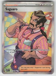 Saguaro 255/193 Ultra Rare Trainer Holo Paldea Evolved