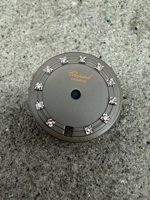#1850 ORIG. CHOPARD GSTAAD 5229 CAL.611 DIAL ZIFFERBLATT DIAMANT DIAMOND GREY