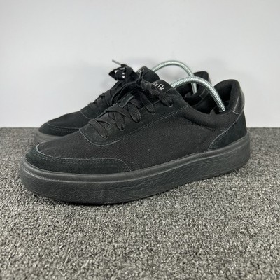 Kizik Prague 2 Hands Free Shoes Womens 8.5 Slip On Black Canvas Casual Sneakers