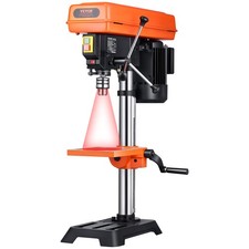 VEVOR Trapano a Colonna Trapano a Colonna Posizione Laser 550-2500 giri / min